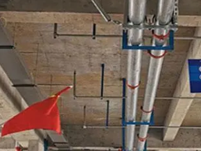 双峰管廊支架的安装方法